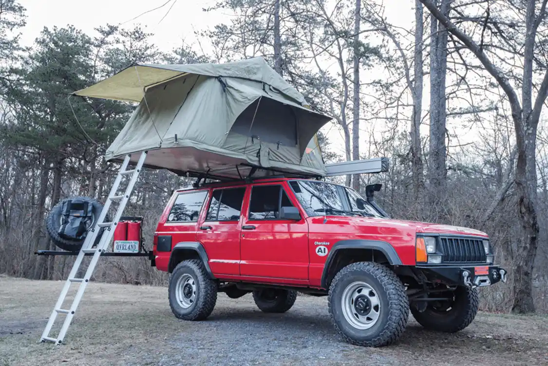 Adam’s overland style XJ build
