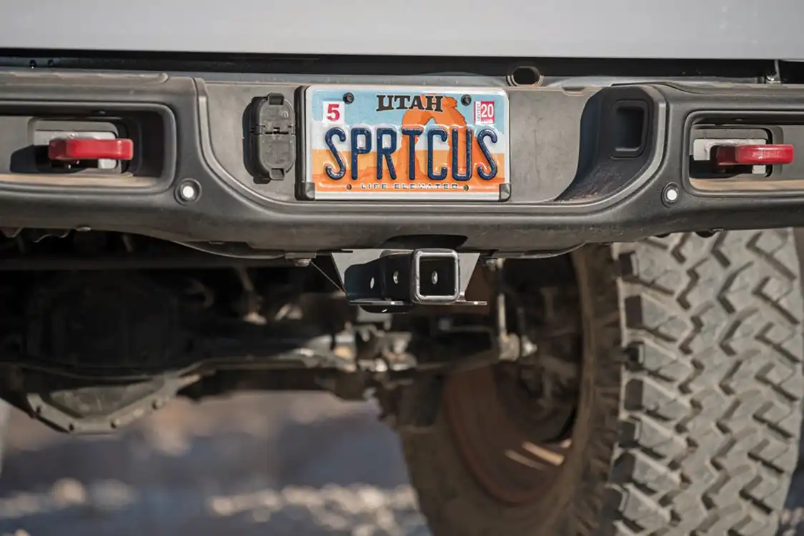 Jeep Gladiator custom license plate