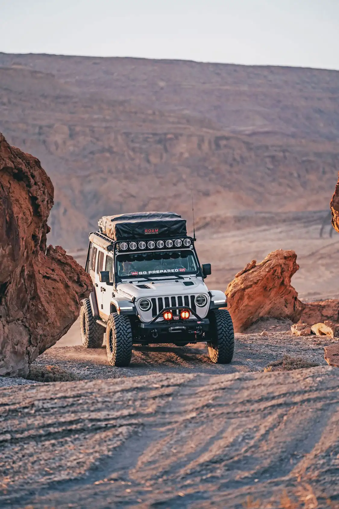 Jeep Wrangler JLU maneuvers easily in any terrain