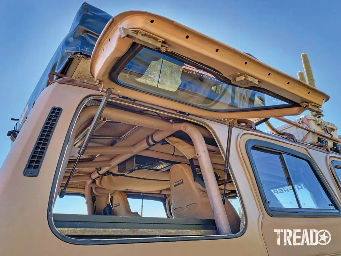 The flip-up rear hatch doors