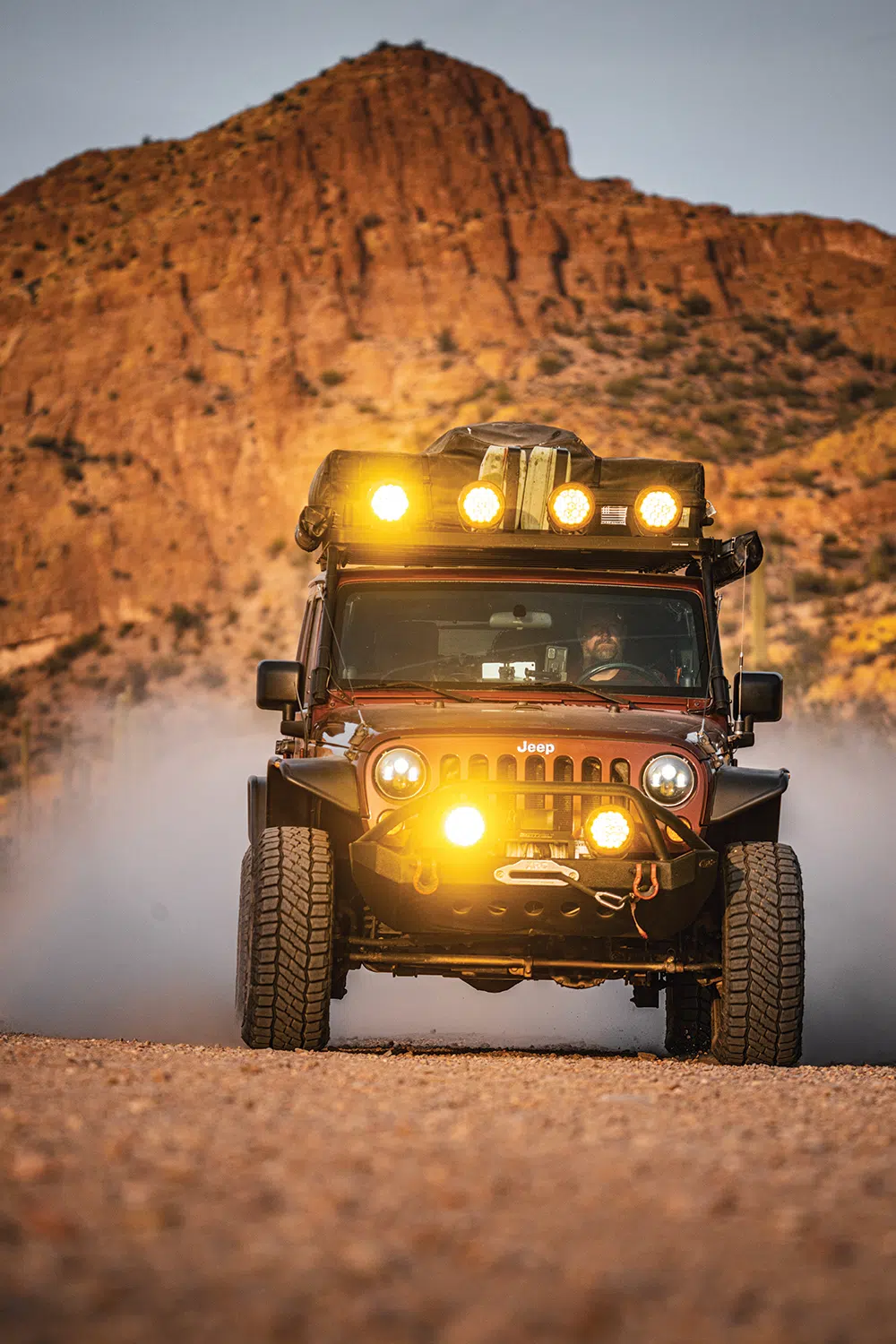 As the sun begins to set, Hard Korr lighting becomes a necessity