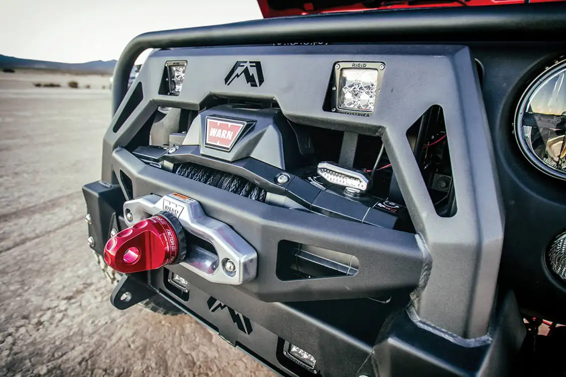 Warn winch and Factor 55 Prolink shackle mount