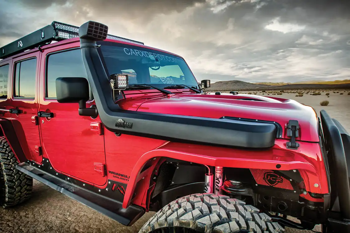AEV’s Snorkel air intake
